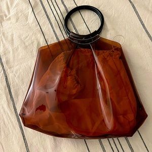 Vinyl Amber Colored Bag